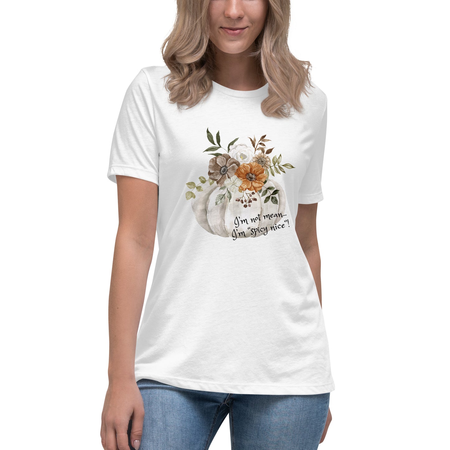 Rustin Modern Pumpkin Fall Vibes Relaxed T-Shirt