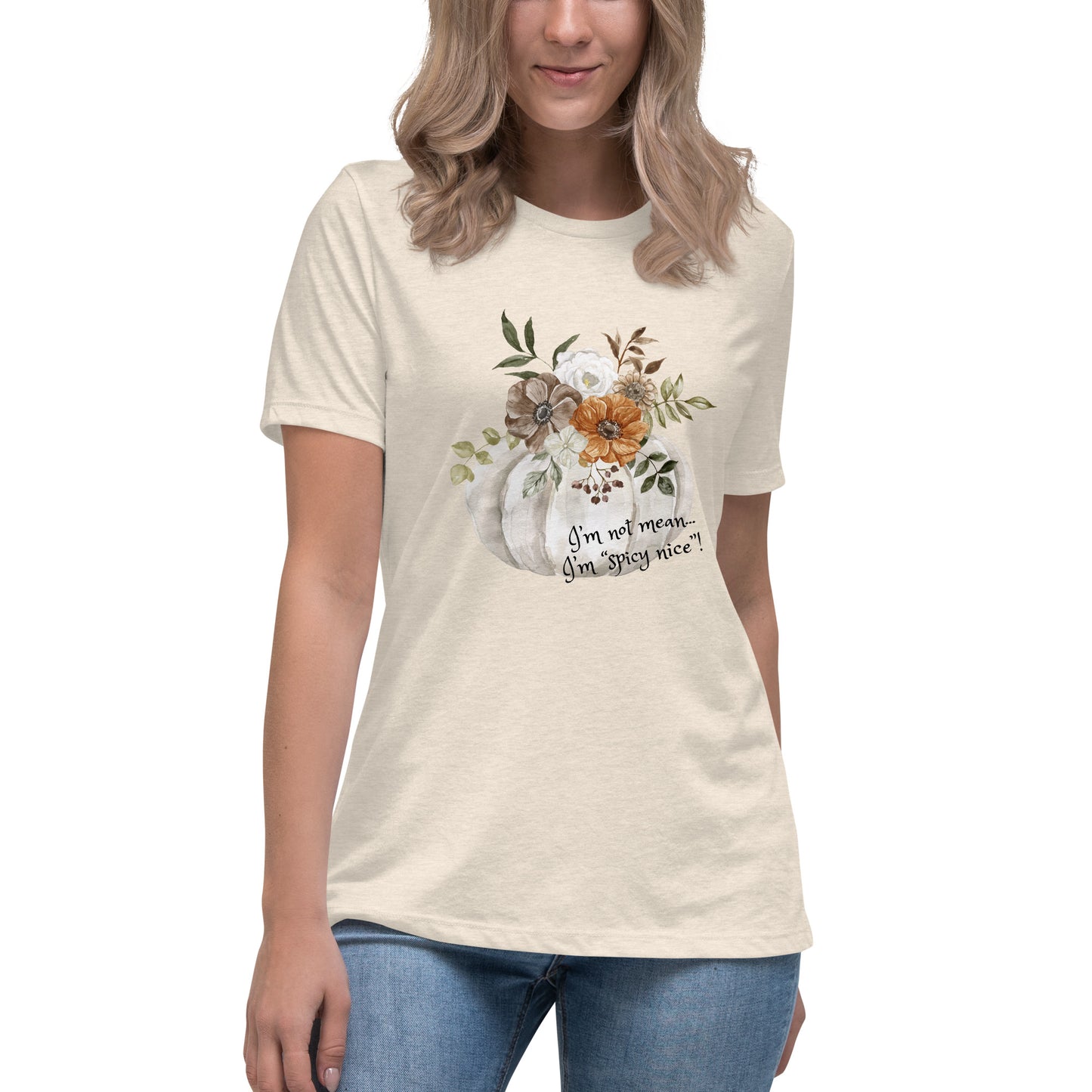 Rustin Modern Pumpkin Fall Vibes Relaxed T-Shirt
