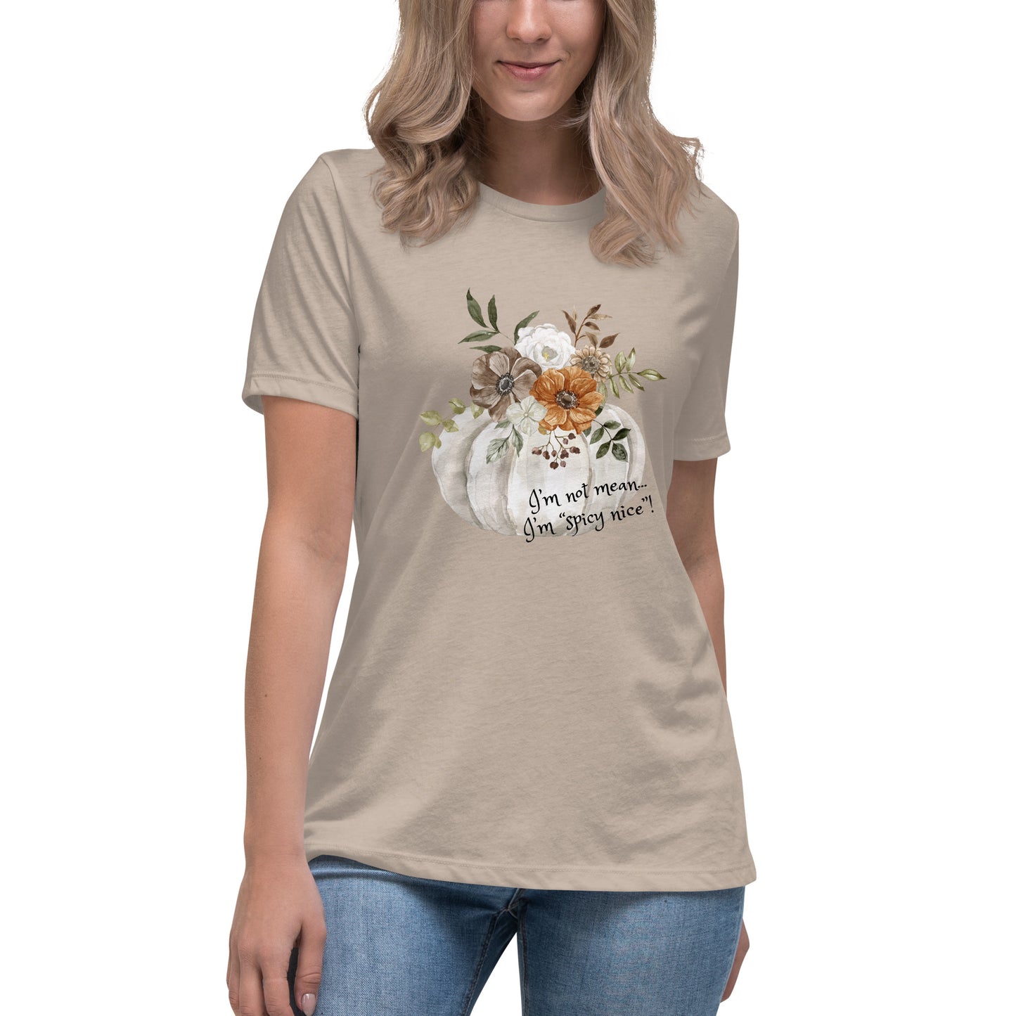Rustin Modern Pumpkin Fall Vibes Relaxed T-Shirt